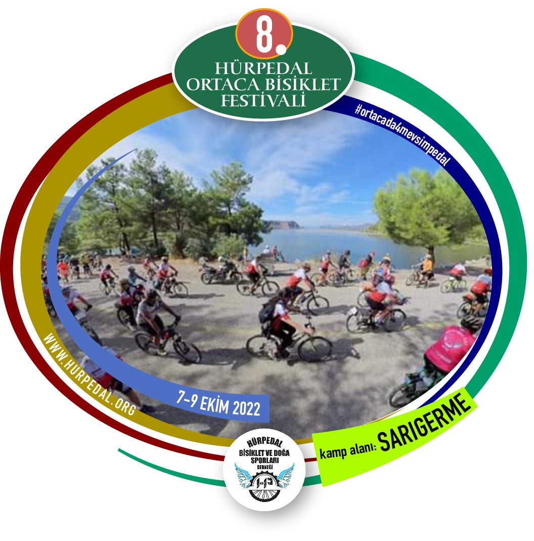 8. hürpedal bisiklet festivali afiş