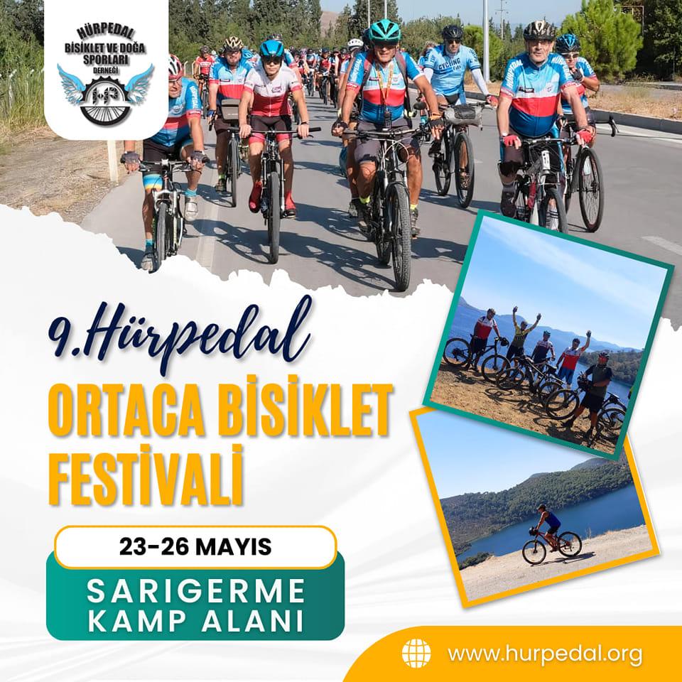 9. Hürpedal Ortaca Bisiklet Festivali afişi